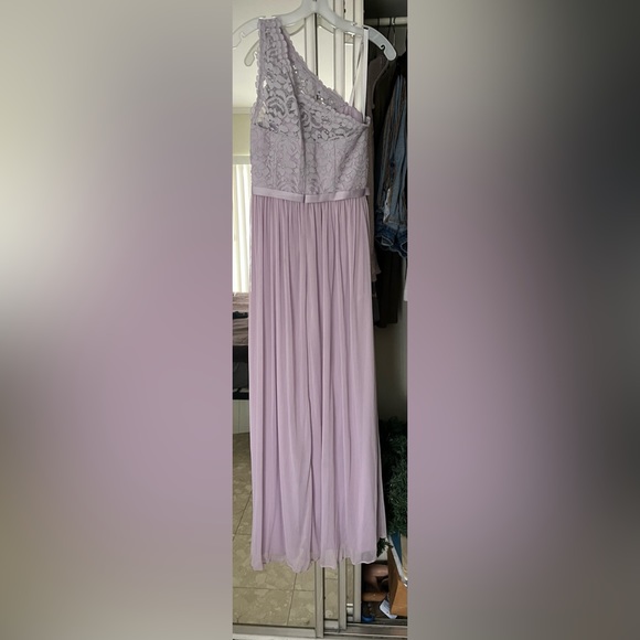 David’s Bridal bridesmaid gown in color Iris - Picture 5 of 7